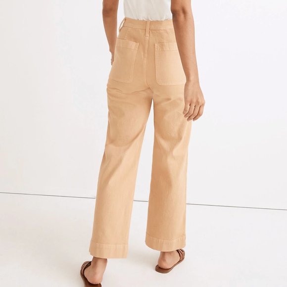 Madewell The Perfect Vintage Wide-Leg Pant in Desert Dune - Size 30 - Picture 1 of 5